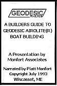 Boat Building Video on VHS